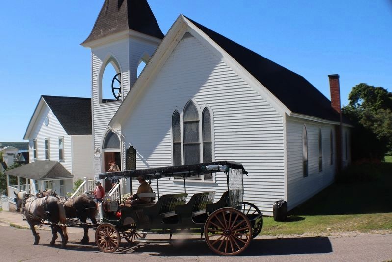 Trinity Church and Marker. Click for full size. Trinity Church and Marker image. Click for full size.