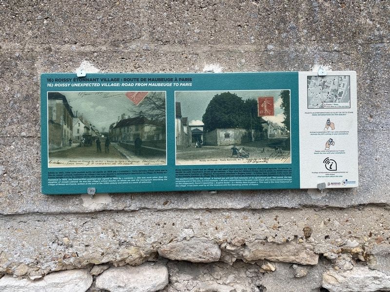 Route de Maubeuge a Paris / Route from Maubeuge to Paris Marker. Click for full size. Route de Maubeuge a Paris / Route from Maubeuge to Paris Marker image. Click for full size.