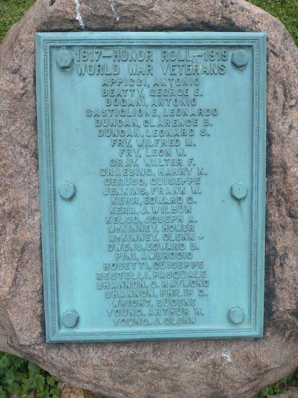 New Galilee World War Veterans Memorial. Click for full size. New Galilee World War Veterans Memorial image. Click for full size.