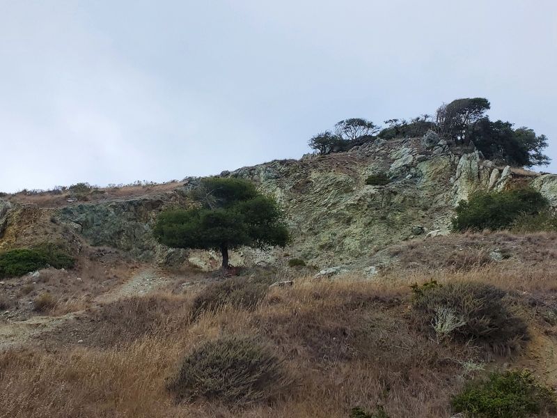 Quarry to the left of the marker image. Click for full size.