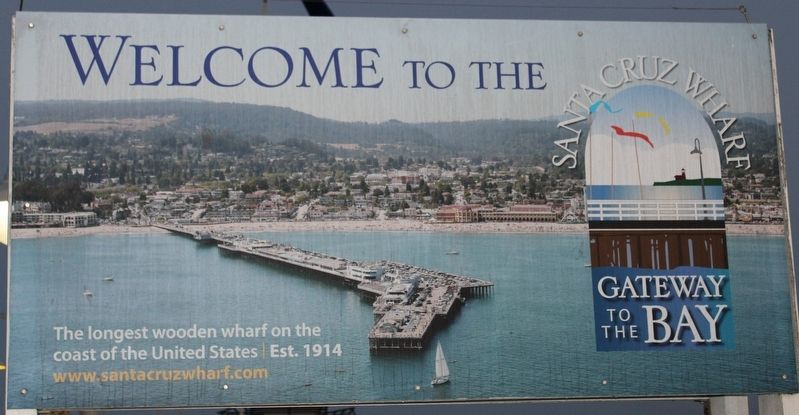 Welcome to the Santa Cruz Wharf Marker image. Click for full size.