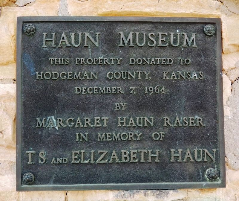 Haun Museum Marker image. Click for full size.