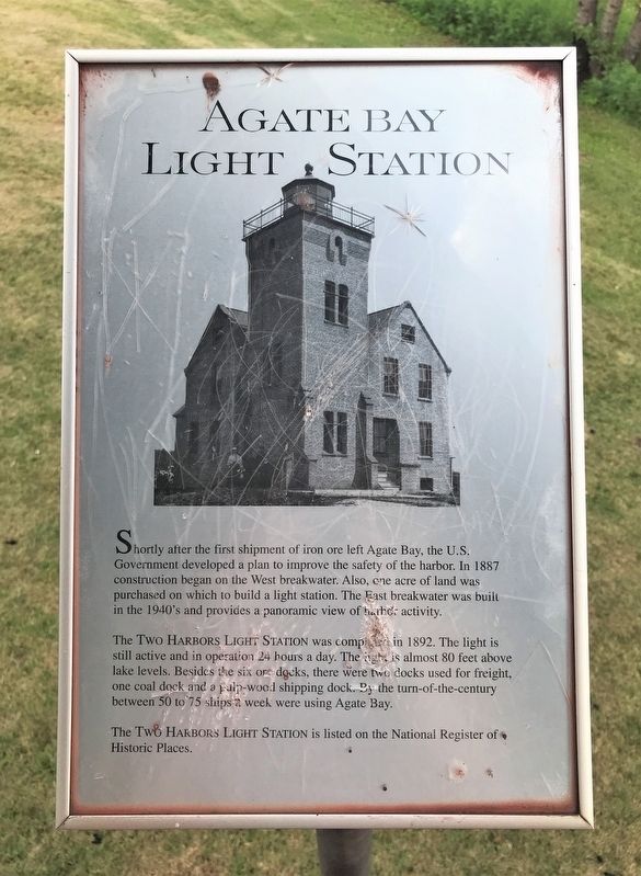 Agate Bay Light Station Marker image. Click for full size.