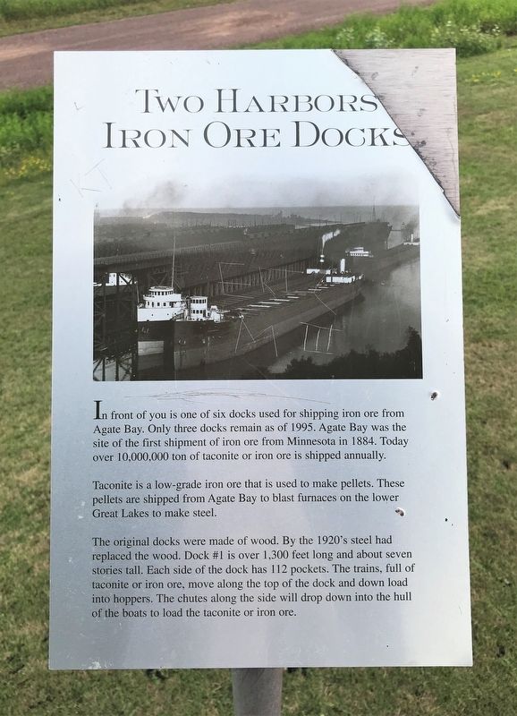 Two Harbors Iron Ore Docks Marker image. Click for full size.
