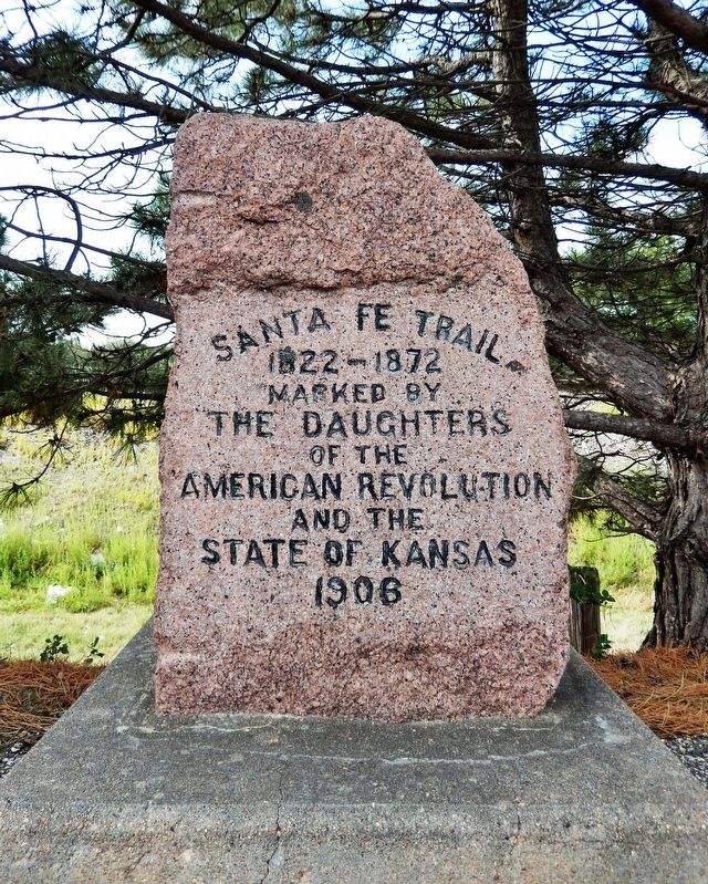 Santa Fe Trail Marker. Click for full size. Santa Fe Trail Marker image. Click for full size.