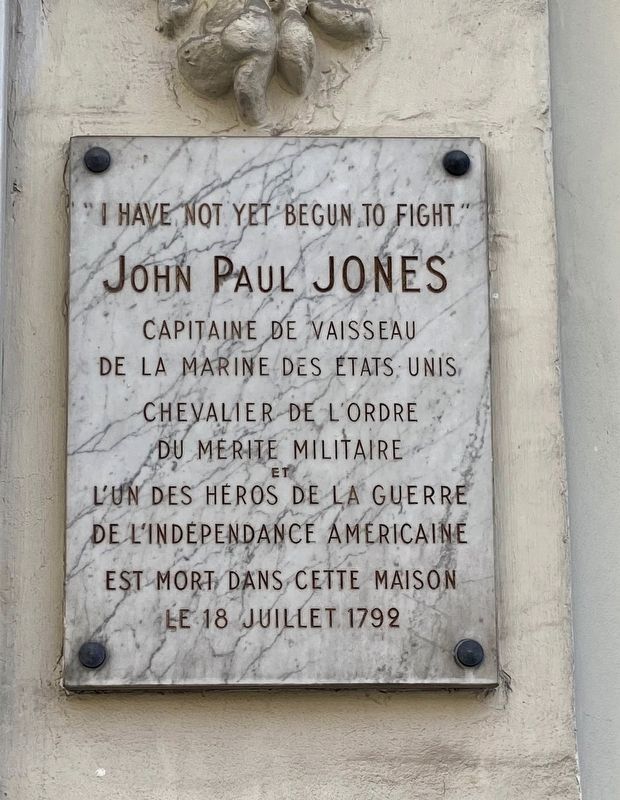 John Paul Jones Marker image. Click for full size.