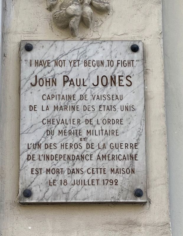 John Paul Jones Marker. Click for full size. John Paul Jones Marker image. Click for full size.