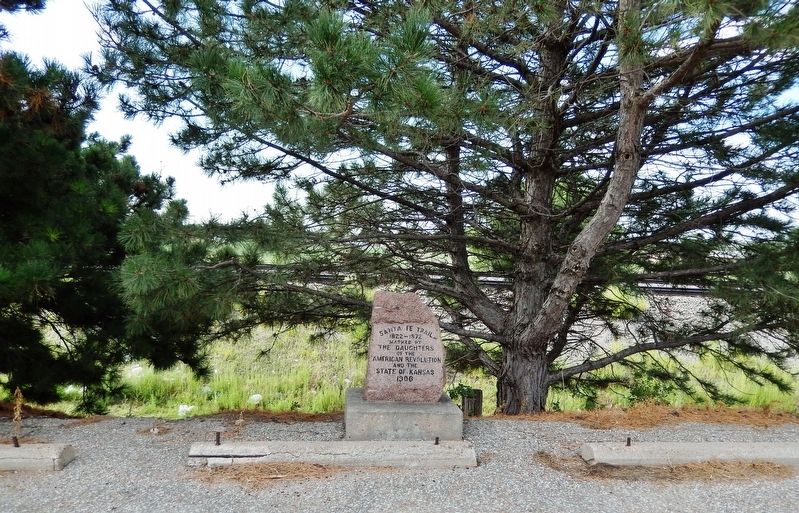 Santa Fe Trail Marker. Click for full size. Santa Fe Trail Marker image. Click for full size.