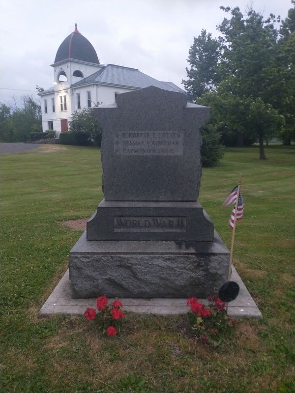 Gustavus Township World War II Memorial image. Click for full size.