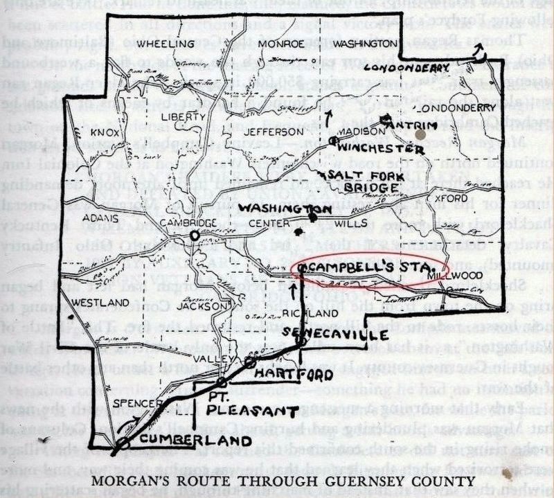 Morgans Raid: Epic Civil War Story Takes Place in Guernsey County.. Click for more information. Morgans Raid: Epic Civil War Story Takes Place in Guernsey County. image. Click for more information.