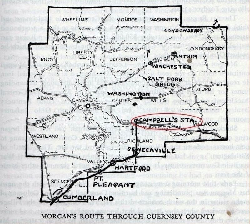 Morgans Raid: Epic Civil War Story Takes Place in Guernsey County. image. Click for more information.