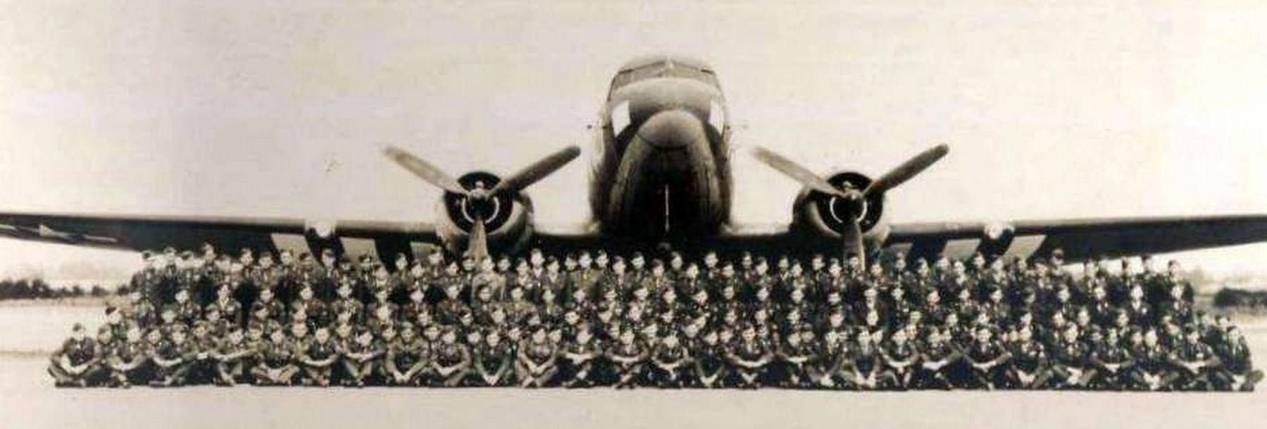 C-47 Skytrain and personnel of 47th Troop Carrier Squadron, 313 TCG, 52 TCW, 9AF image. Click for full size.