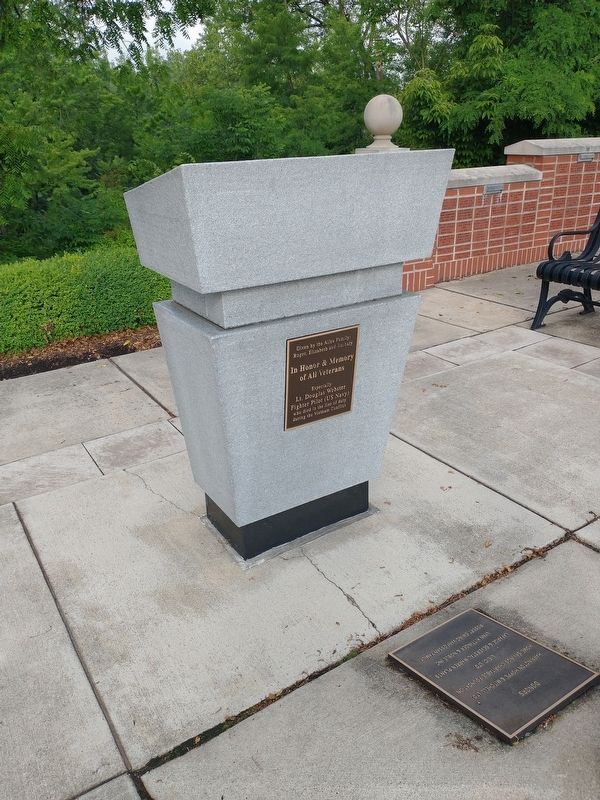 Lt. Douglas Webster Marker. Click for full size. Lt. Douglas Webster Marker image. Click for full size.