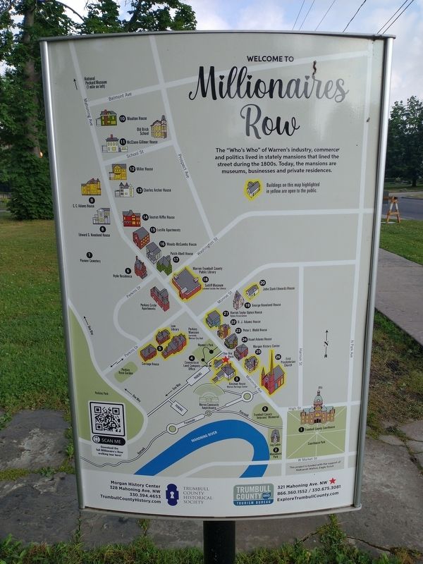 Welcome To Millionaires Row Marker. Click for full size. Welcome To Millionaires Row Marker image. Click for full size.