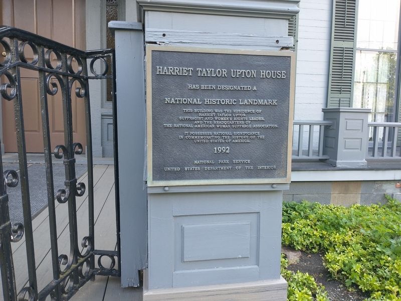 Harriet Taylor Upton House Marker image. Click for full size.