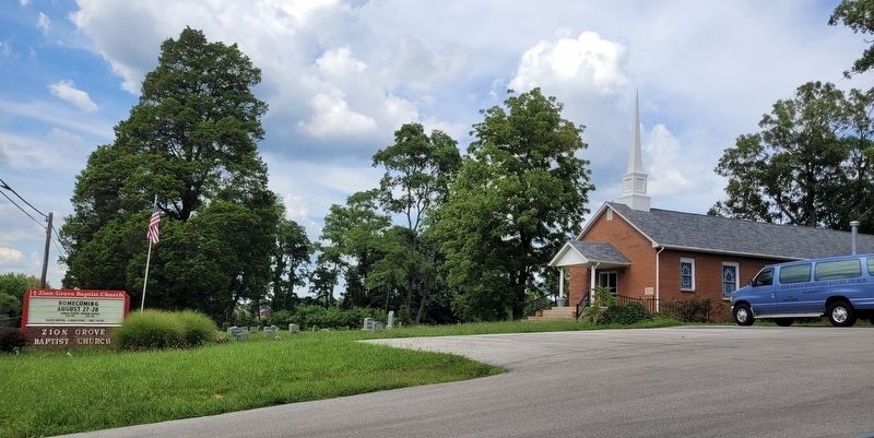The view of the Zion Grove Missionary Baptist Church image. Click for full size.