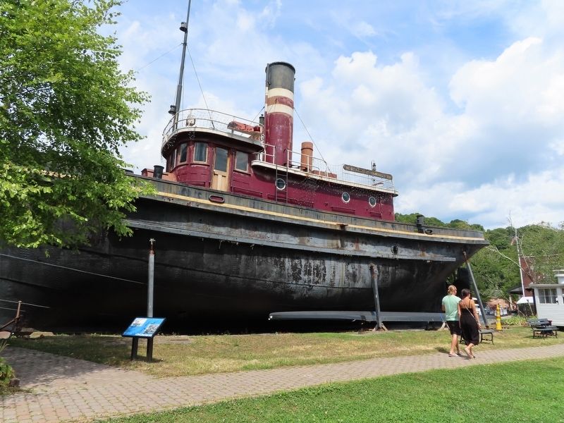 The Tugboat <i>Mathilda</i> Marker. Click for full size. The Tugboat <i>Mathilda</i> Marker image. Click for full size.