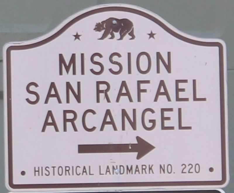 Mission San Rafael Arcangel Sign image. Click for full size.