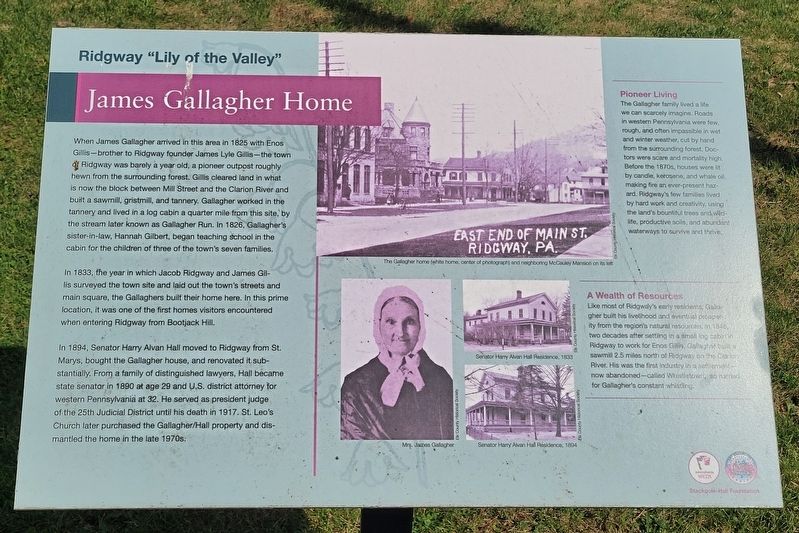 James Gallagher Home Marker image. Click for full size.