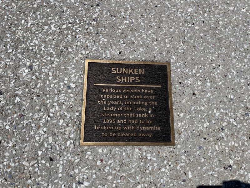 Sunken Ships Marker image. Click for full size.