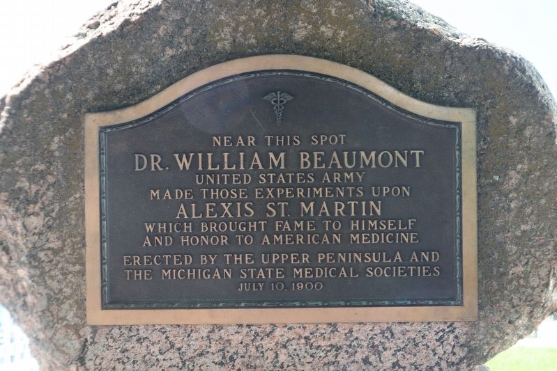 Dr. William Beaumont Marker image. Click for full size.