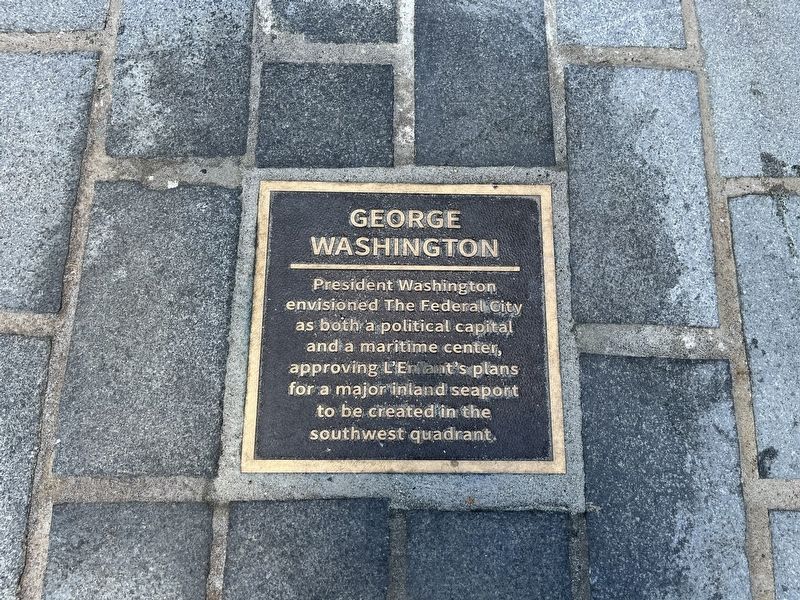 George Washington Marker. Click for full size. George Washington Marker image. Click for full size.