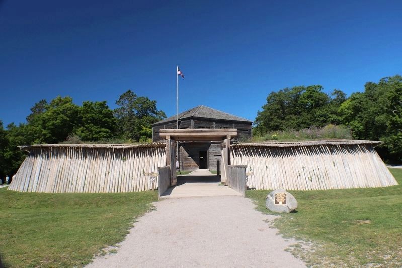 Reconstructed Fort Holmes image. Click for full size.