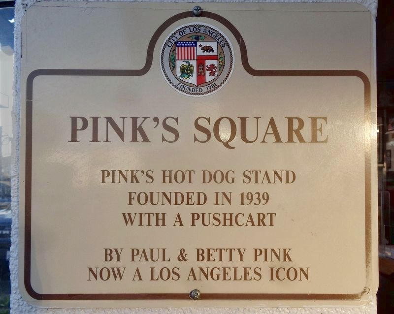 Pink's Square Marker image. Click for full size.