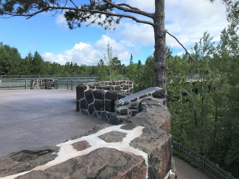 Geology Complicates Bridge Foundation Marker. Click for full size. Geology Complicates Bridge Foundation Marker image. Click for full size.