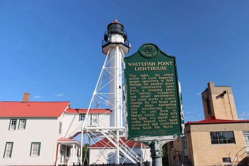 Whitefish Point Lighthouse Marker image. Click for full size.