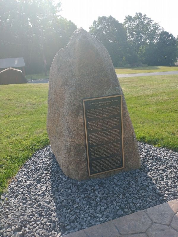 Vice Admiral Anthony (Tony) A. Less, U.S. Navy (Retired) Marker image. Click for full size.