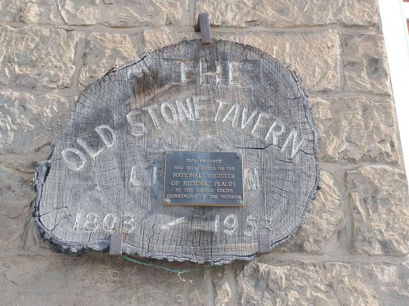 The Old Stone Tavern Marker image. Click for full size.
