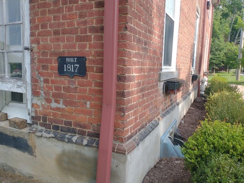 10181 Plymouth Street Date Plaque image. Click for full size.