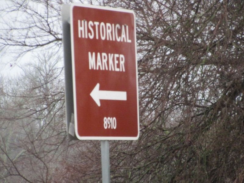 Direction Sign with marker number. image. Click for full size.