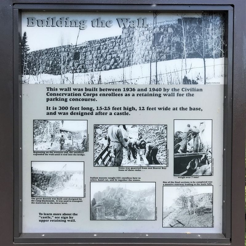 Building the Wall Marker image. Click for full size.