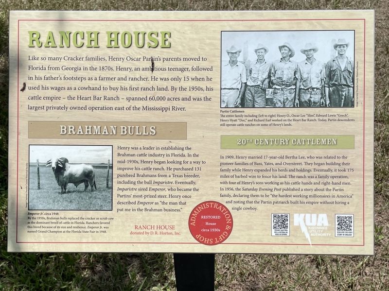 Ranch House Marker image. Click for full size.