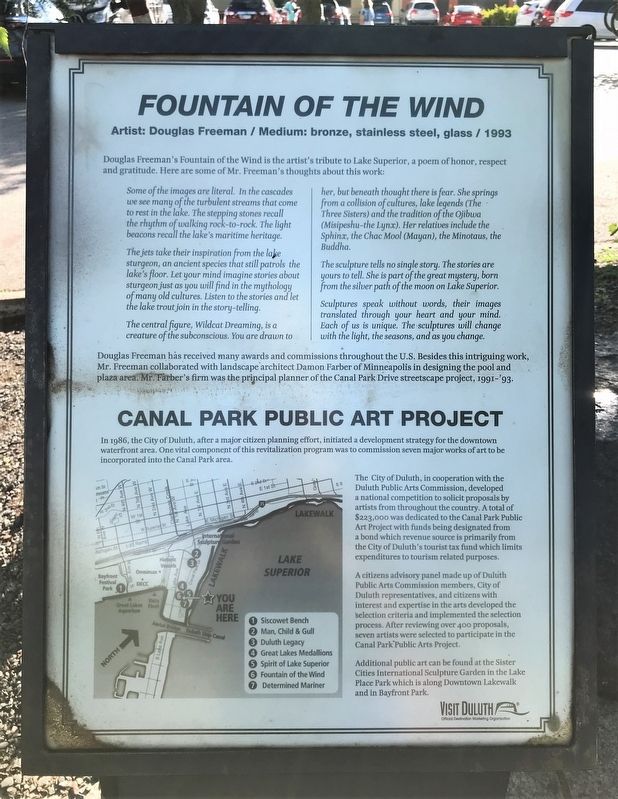 <i>Fountain of the Wind</i> Marker image. Click for full size.