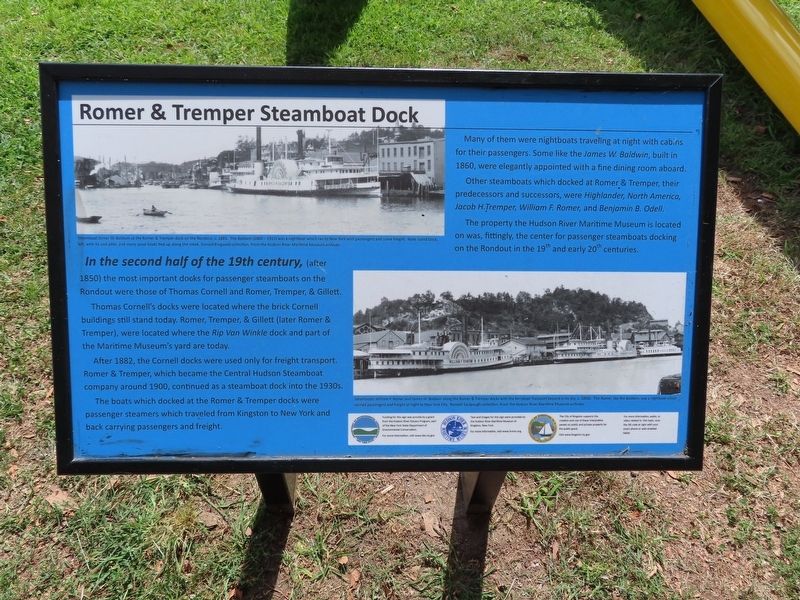 Romer & Tremper Steamboat Dock Marker image. Click for full size.