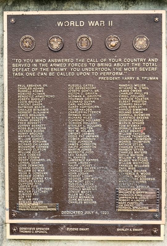 World War II Veterans image. Click for full size.