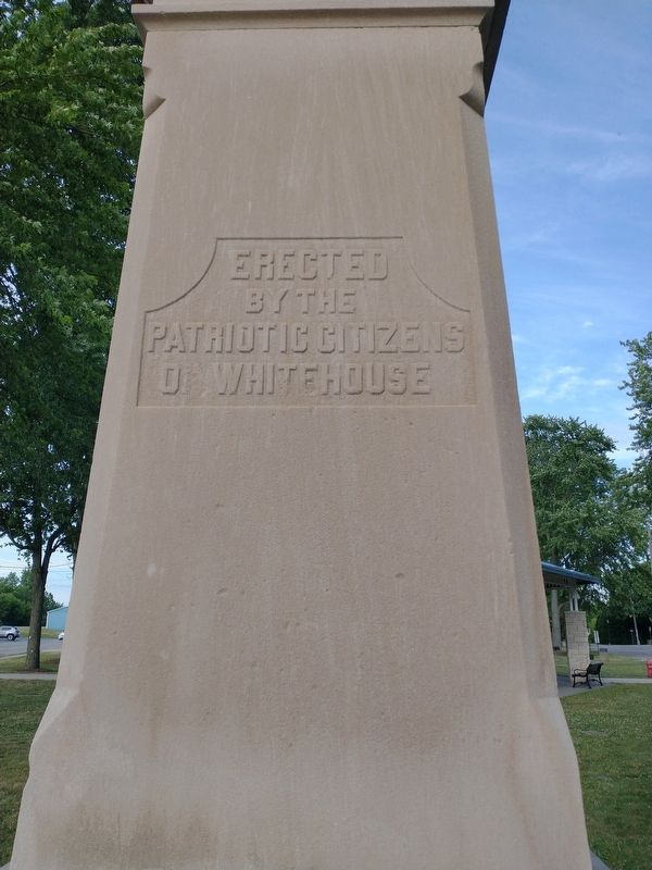 Whitehouse Civil War Memorial image. Click for full size.