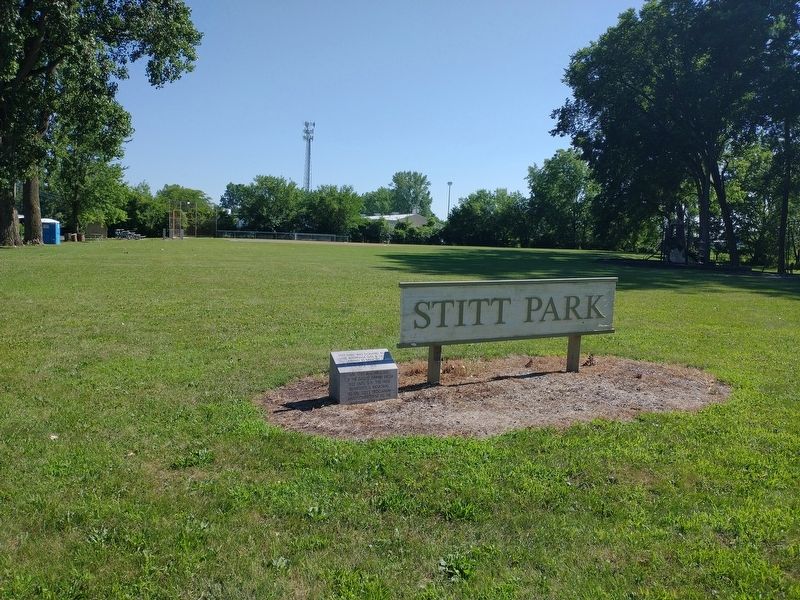 Stitt Park Marker image. Click for full size.