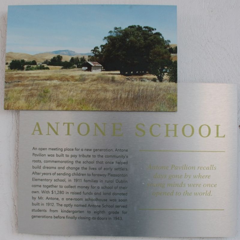 Antone School Marker image. Click for full size.