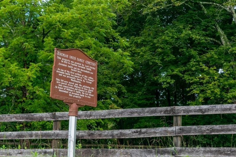 Jeremiah Smith Family Cemetery Marker image. Click for full size.