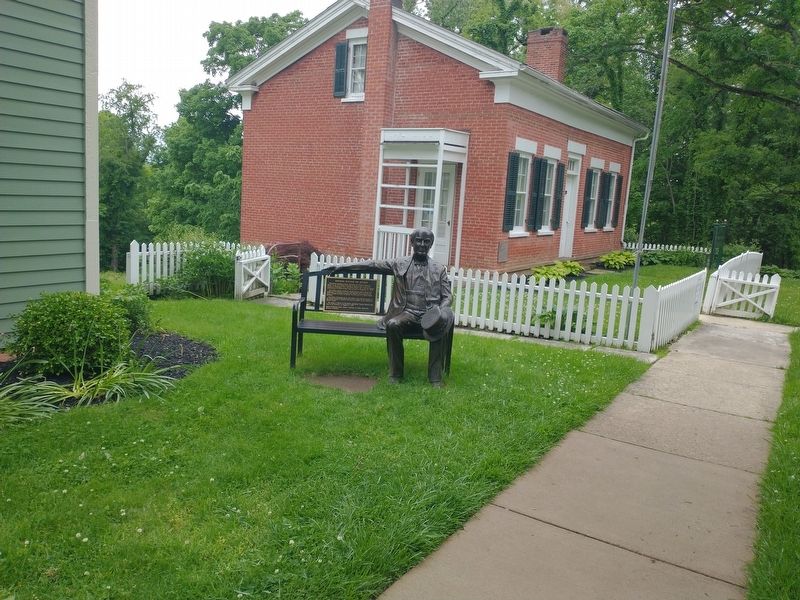 Edison Statue On Bench image. Click for full size.