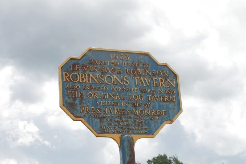 Robinson's Tavern Marker image. Click for full size.