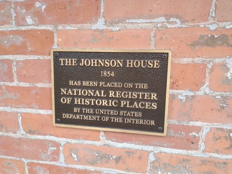 The Johnson House Marker image. Click for full size.