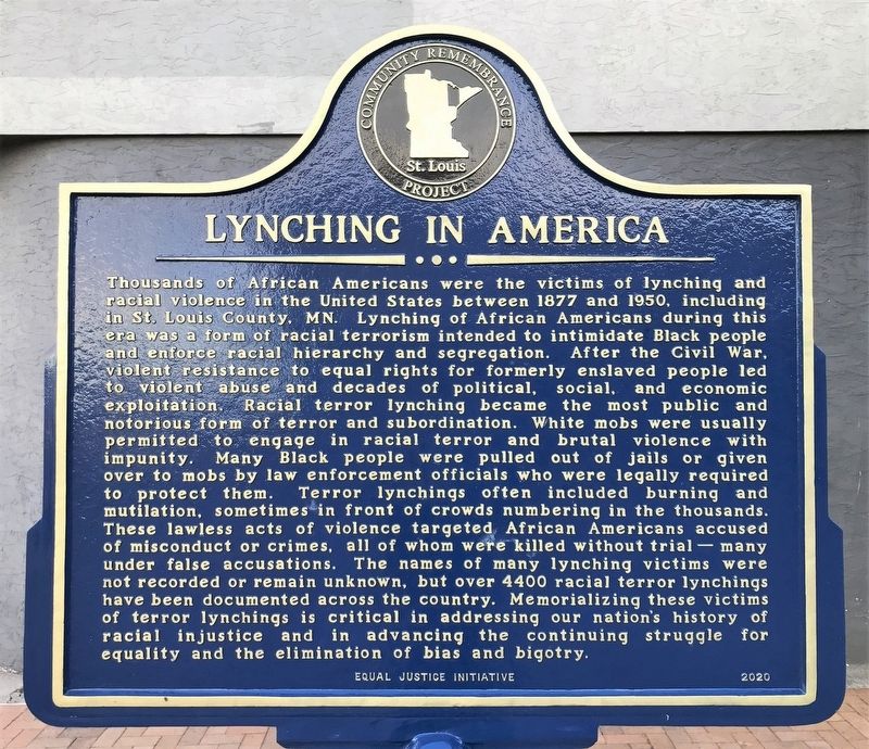 Lynching in America Marker image. Click for full size.