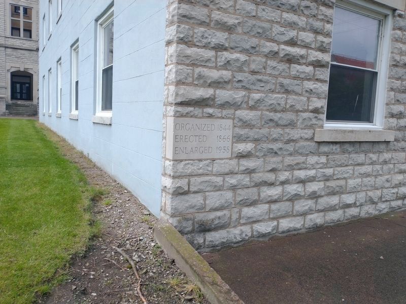 Emmanuel United Church Of Christ Cornerstone. Click for full size. Emmanuel United Church Of Christ Cornerstone image. Click for full size.