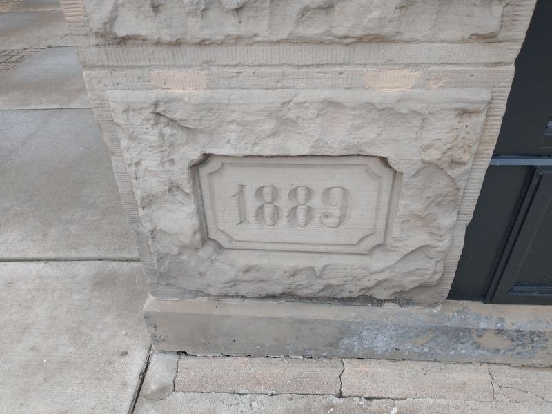 The Odd Fellows Building Cornerstone image. Click for full size.