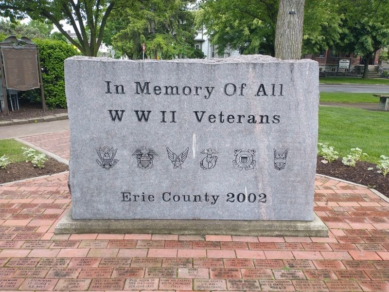 Erie County World War II Memorial image. Click for full size.